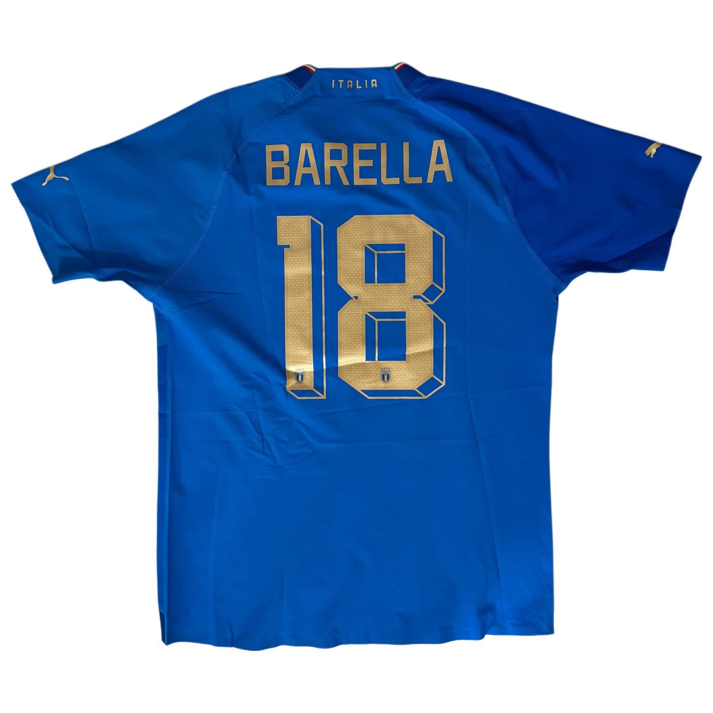 2022 Italien Heim Trikot Spielerversion - Barella (L)