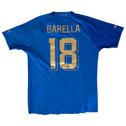 2022 Italien Heim Trikot Spielerversion - Barella (L)